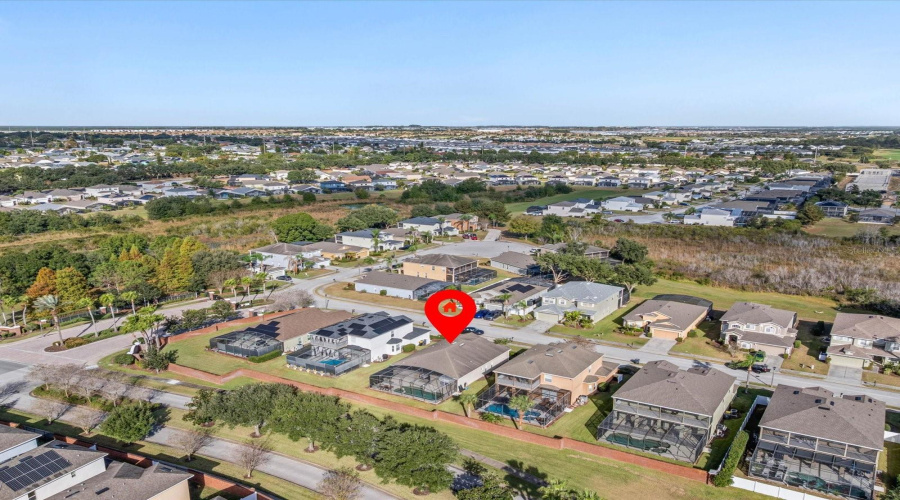 Aerial View looking N