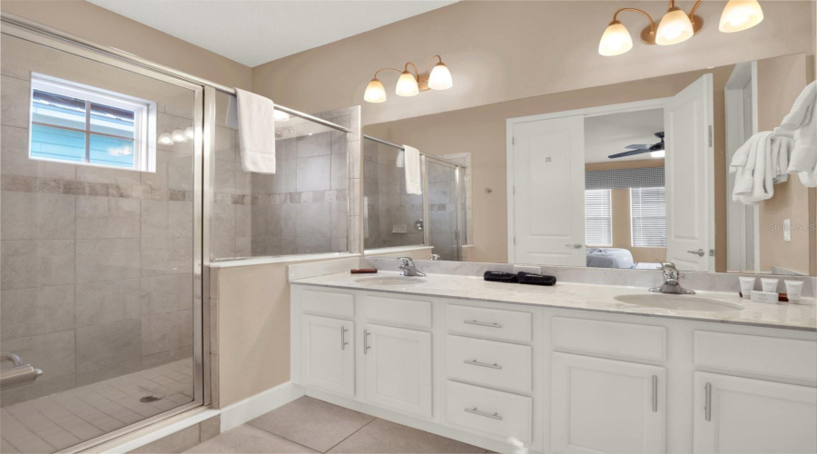 Primary bathroom (upstairs)