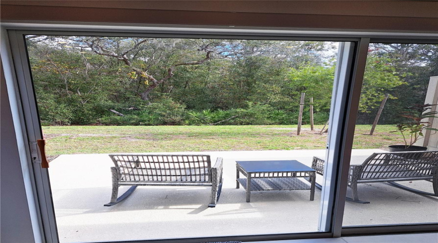 Slider leading to Patio from Great Room