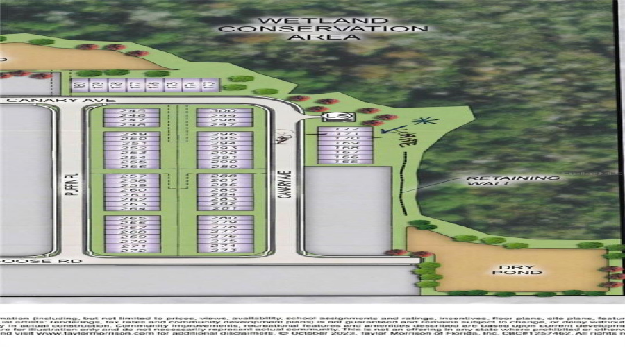 2991 Canary backs up to Wetland Conservation Area