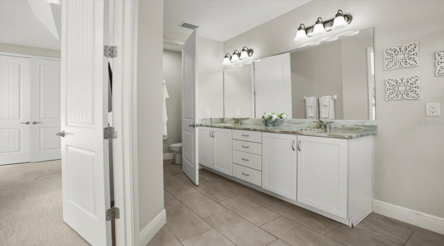 Sleek modern finishes throughout the home.