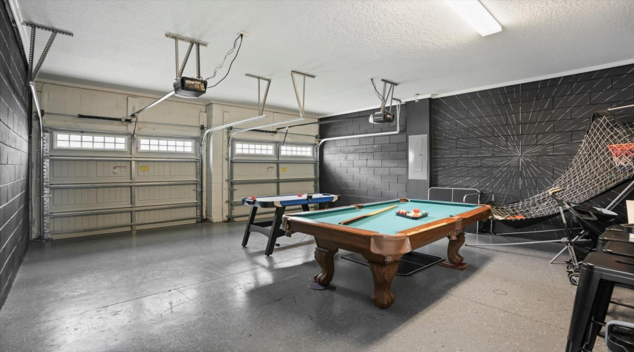 Game room offering entertainment for guests.