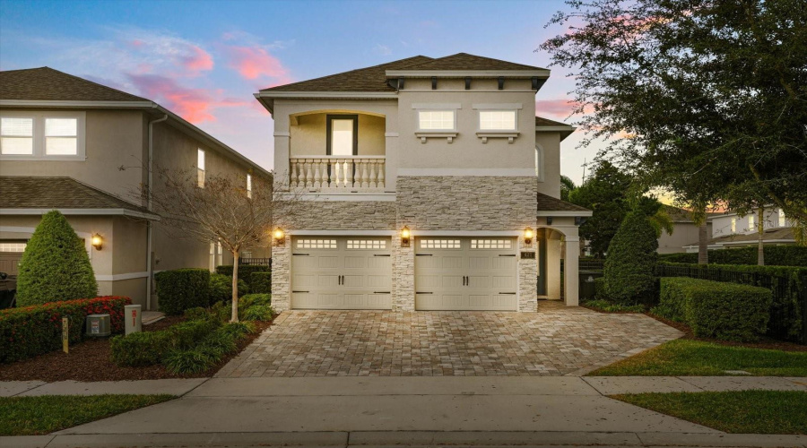Exterior view showcasing the home and surroundings.