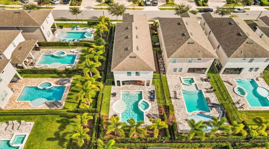 Encore Resort vacation homes within a guard gated community.