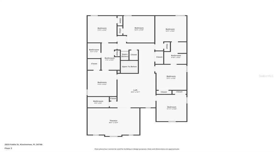 KISSIMMEE, Florida 34746, 9 Bedrooms Bedrooms, ,5 BathroomsBathrooms,Residential,For Sale,FABLE,0,MFRO6372716