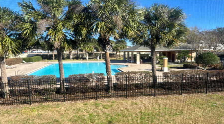Pool view from Primary suite 2