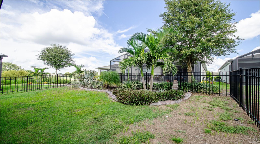 Fully Fenced backyard