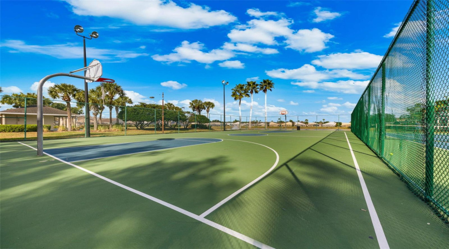 Basket ball & Tennis courts
