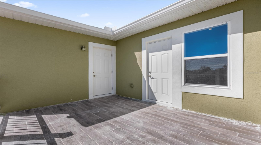 Second Floor Front Balcony