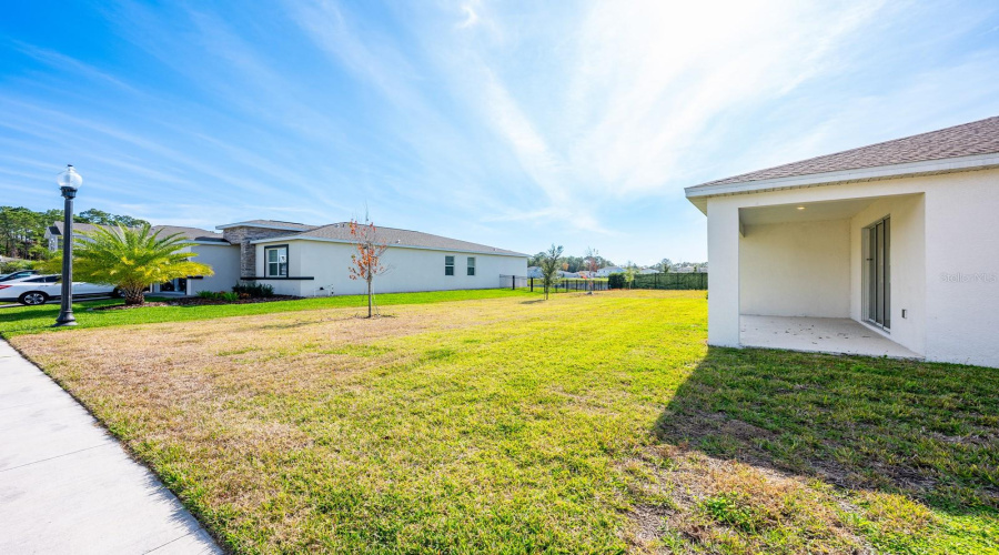 Host in the spacious backyard built for entertaining.