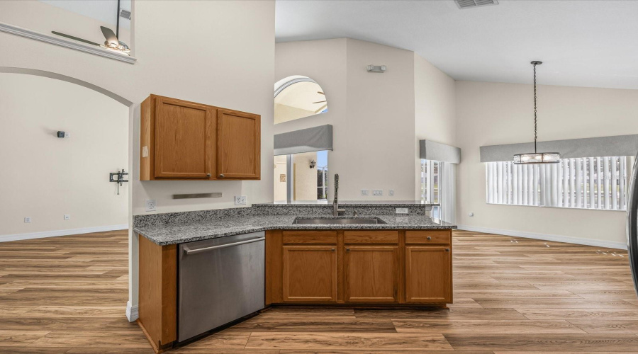 Kitchen with ample storage