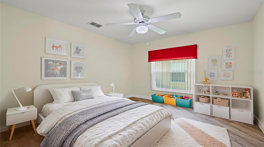 Third bedroom on first floor - virtually staged