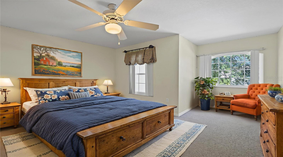 Fourth bedroom located on second floor - virtually staged