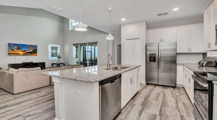 Kitchen open concept