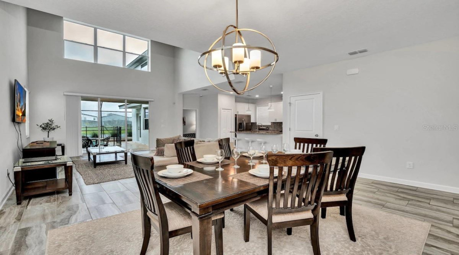 Dining living room combo