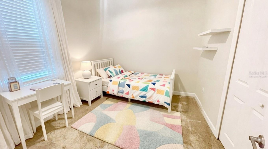 Virtually Staged bedroom