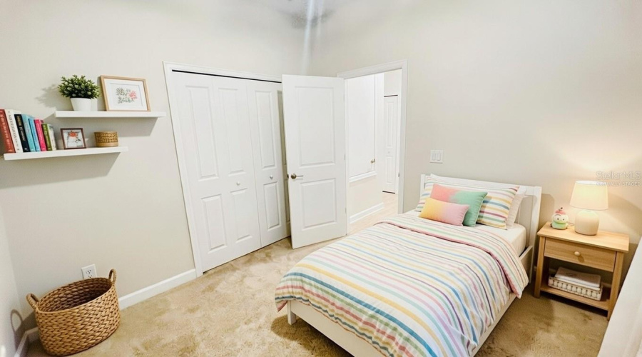 Virtually Staged bedroom