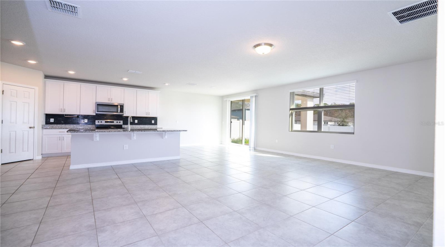 Kitchen and Living Room