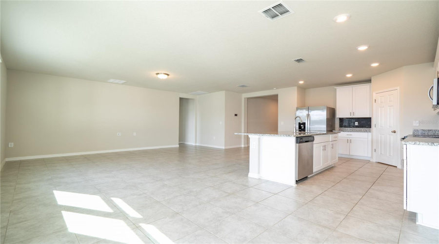 Kitchen and Living Room