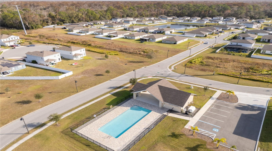 Community pool available