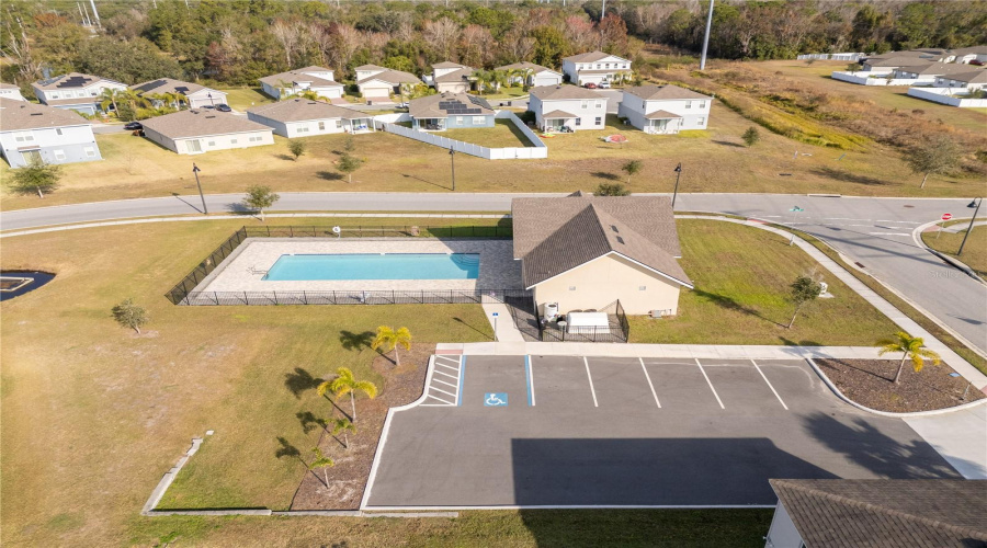 Community pool available