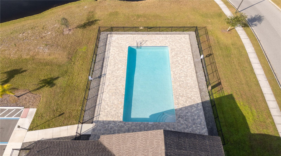 Community pool available