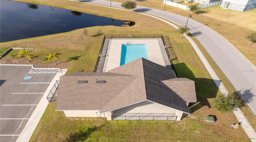 Community pool available