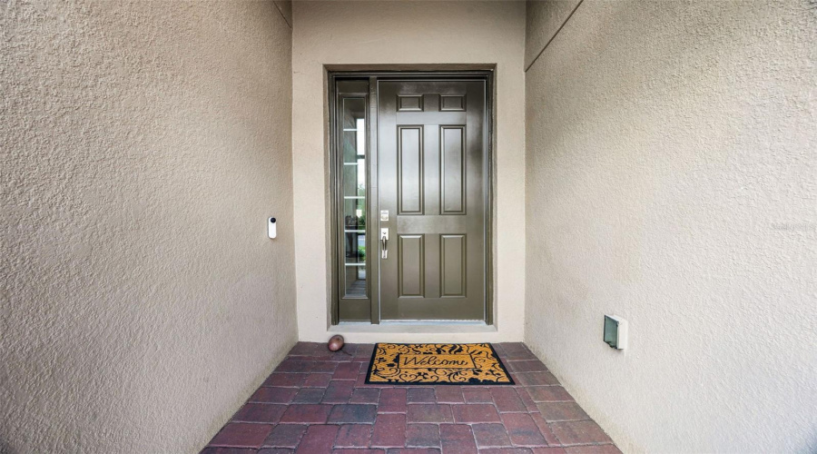 Front keyless Entry door