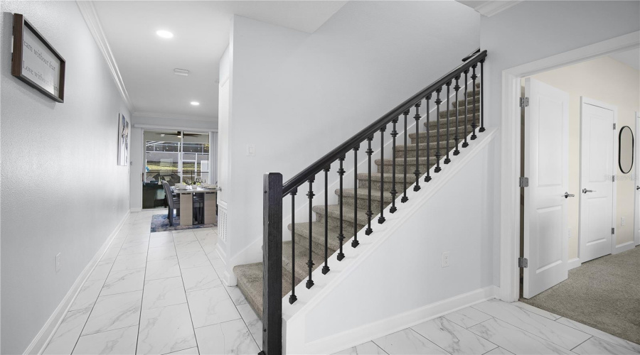 Foyer showing Bedroom 1 entrance