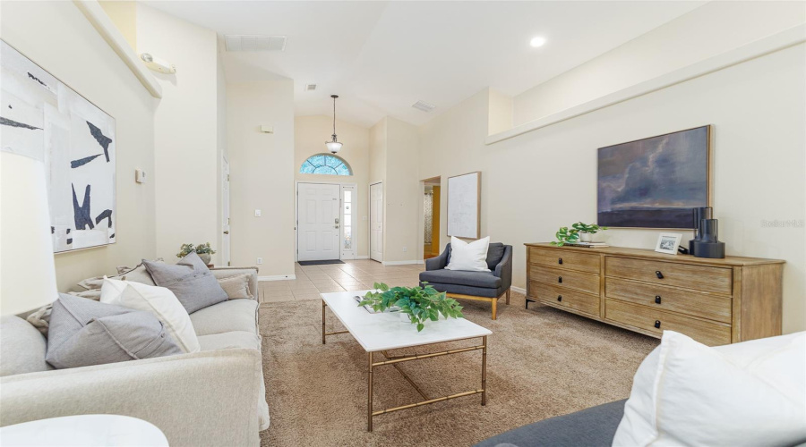Living Room Looking at Front Door