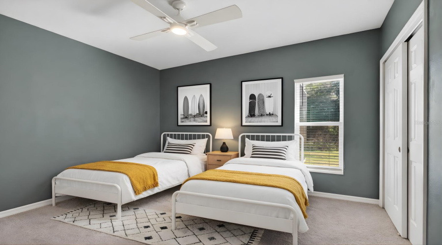 Staged Fourth Bedroom