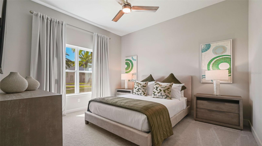 Suite 2 offers an inviting downstairs back of home location with a queen bed and a private full ensuite bathroom.