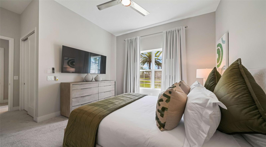 Suite 2 offers an inviting downstairs back of home location with a queen bed and a private full ensuite bathroom.
