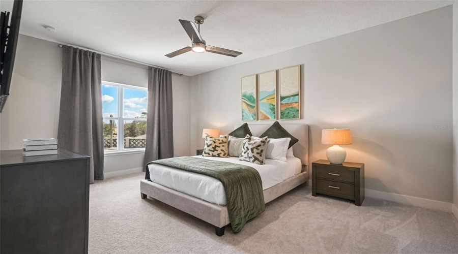 Suite 3 offers an inviting upstairs back of home location with a queen bed and a private full ensuite bathroom.