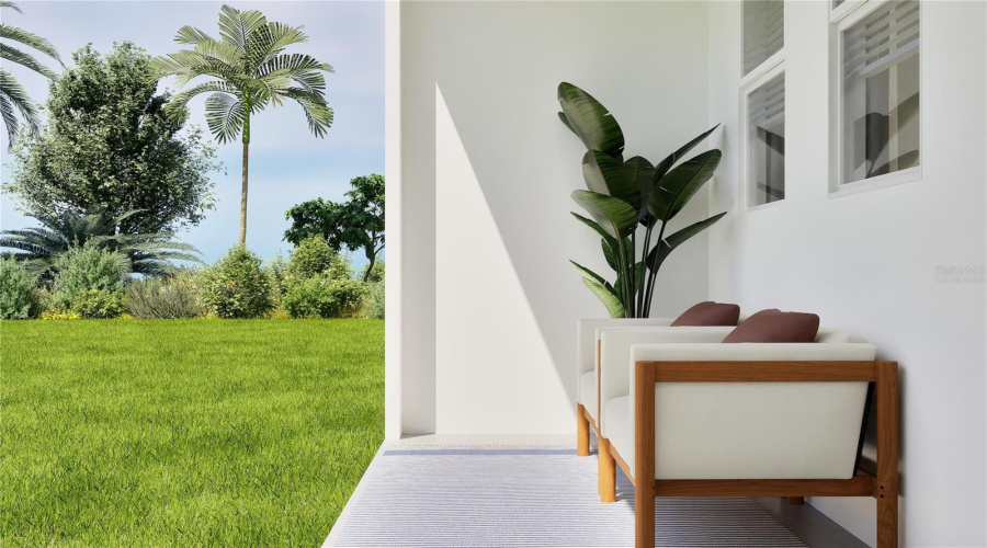 Virtually staged. Lanai