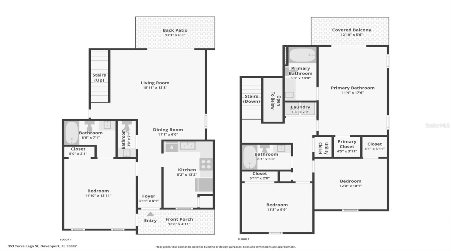 DAVENPORT, Florida 33897, 4 Bedrooms Bedrooms, ,3 BathroomsBathrooms,Residential,For Sale,TERRA LAGO,0,MFRO6374201