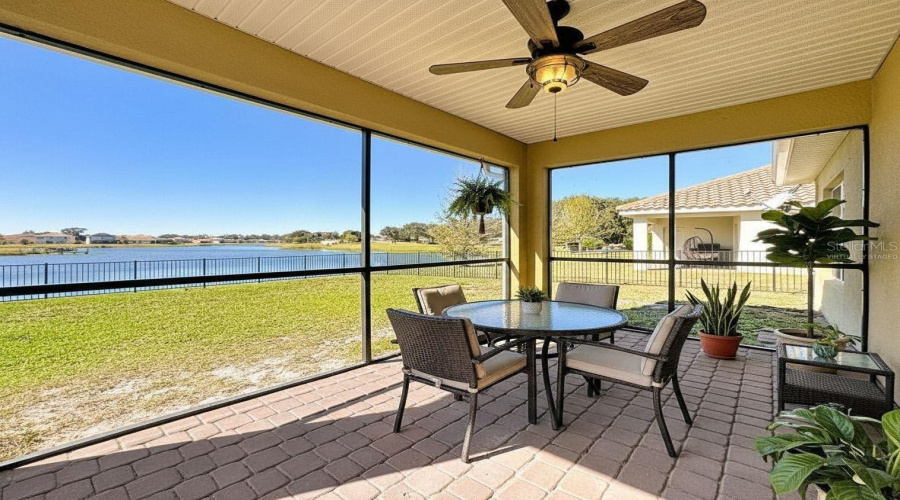 Patio - virtually staged