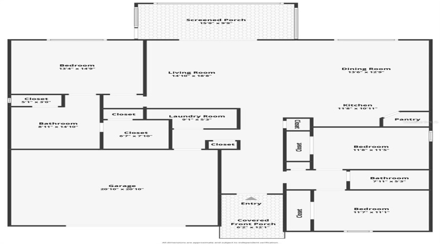 KISSIMMEE, Florida 34746, 3 Bedrooms Bedrooms, ,2 BathroomsBathrooms,Residential,For Sale,CARRICK BEND,0,MFRO6375319