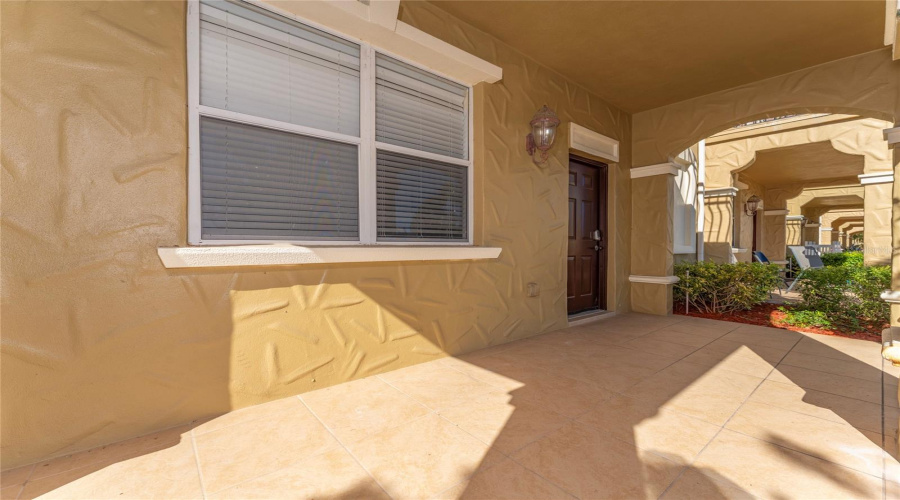 Rear porch, first floor