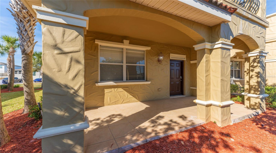 Rear porch, first floor