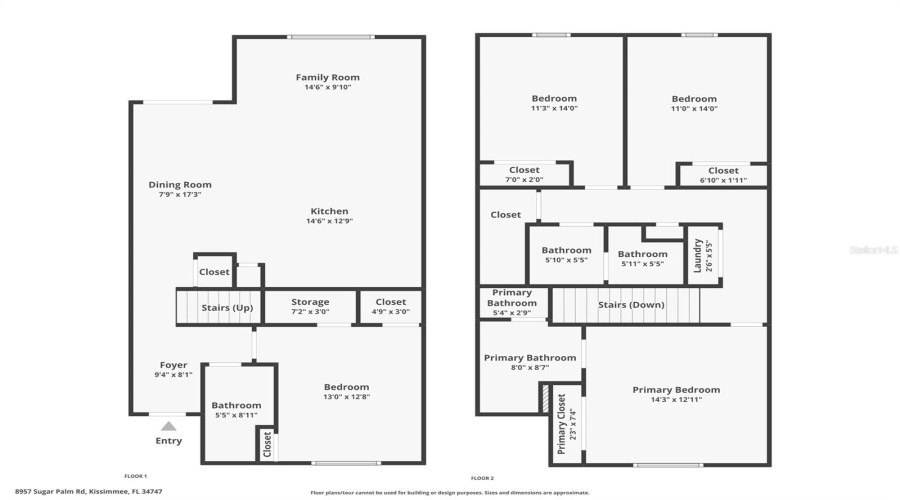 KISSIMMEE, Florida 34747, 4 Bedrooms Bedrooms, ,3 BathroomsBathrooms,Residential,For Sale,SUGAR PALM,0,MFRS5142216