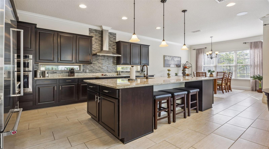 Upgrades Galore!  Extended Island with Storage at Both Ends!