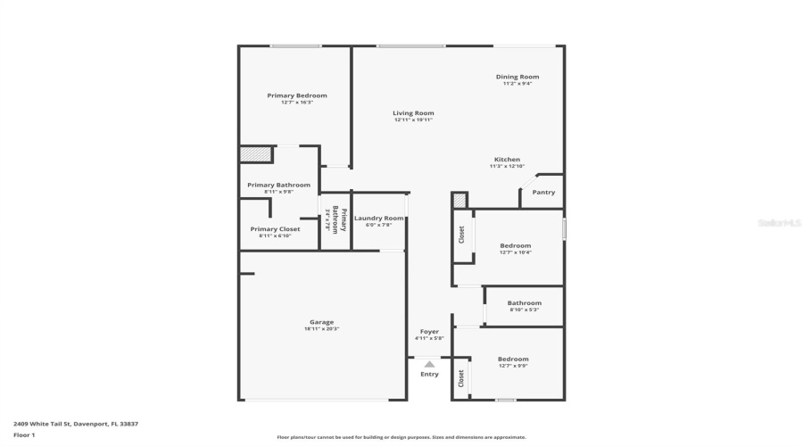 DAVENPORT, Florida 33837, 3 Bedrooms Bedrooms, ,2 BathroomsBathrooms,Residential,For Sale,WHITE TAIL,0,MFRP4937564