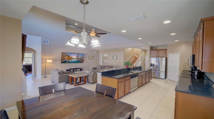 Dining Area and Kitchen