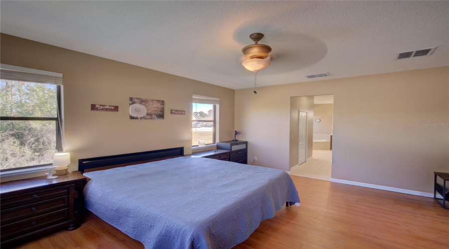 Primary Bedroom and Hallway