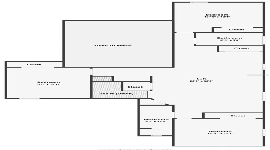 Upstairs Floor Plan