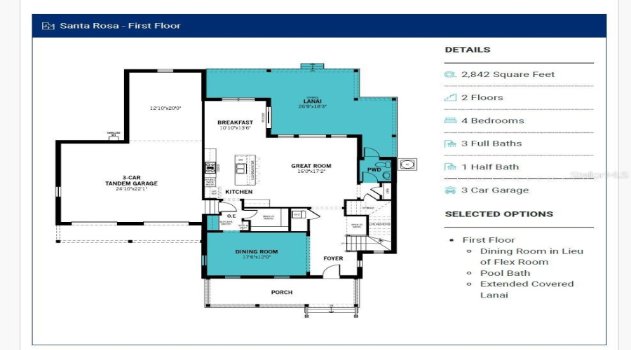 CELEBRATION, Florida 34747, 4 Bedrooms Bedrooms, ,3 BathroomsBathrooms,Residential,For Sale,ESTUARY LAKE,0,MFRO6324447