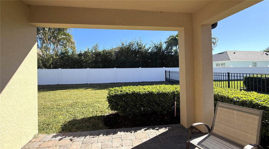 Covered Patio with a LARGE YARD!