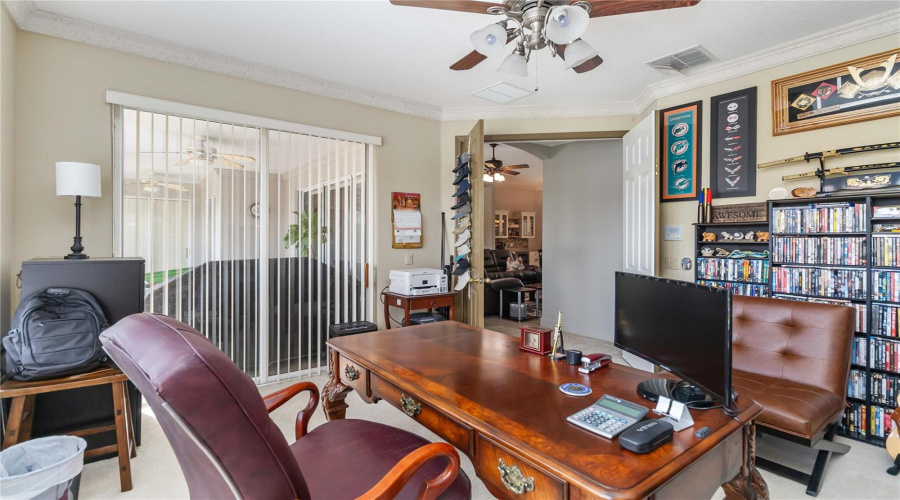 Bedroom #3 Sliding Door to Patio