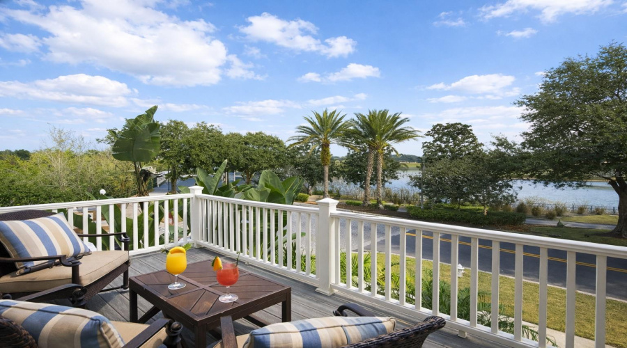 Open Balcony Overlooking Golf